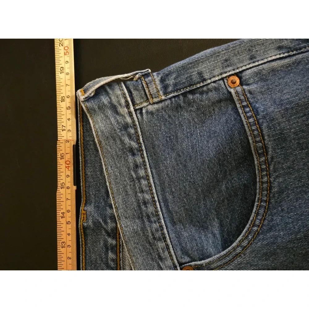 Levi's Men's‎ 38×32 501 Button Fly Jeans Medium Wash Straight Leg